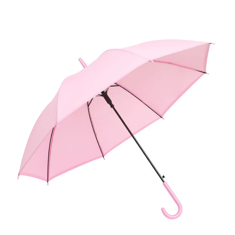 Automatic Clear Rainproof Wedding White Plastic Poe Kids Small PVC Custom Umbrella with Logo Printing