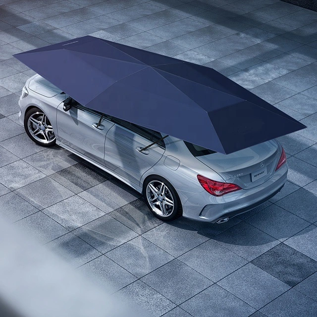 New Design Anti-UV Automatic Folding Sun Shade Covering Roof Car Cover Car Umbrella